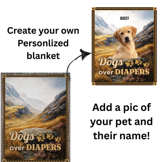 Dogs Over Diapers (Customizable Version)